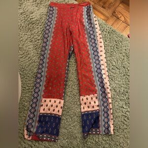 Women’s Marciano Paisley Boho Print Pants Size 6